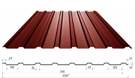 Стеновой профнастил С-15- Б