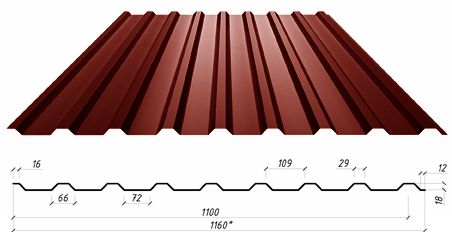 Кровельный профнастил С-18-А