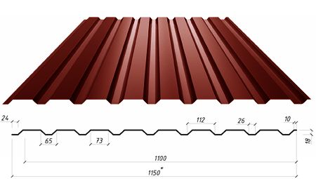 Кровельный профнастил С-20-А